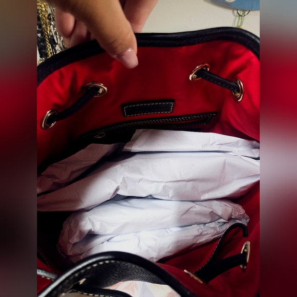 Dooney & Bourke Drawstring Bucket Bag - Picture 4 of 7